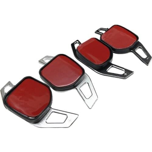 1 Pair Car Steering Wheel Extension Shifters Aluminum Alloy Shift Paddles for A1 A3 A4 A5 A6 A7 A8 Q5 Q7 TT R8