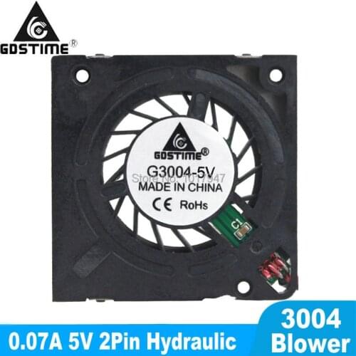 1 Piece Gdstime DC 5V 3004 Blower 30MM 30x30x4mm Ultra-thin Handheld Mini Projector Side Blowing Cooling Fan