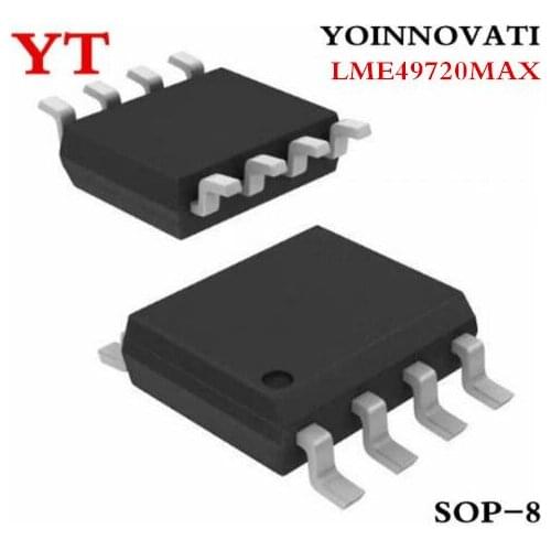 10pcs/lot LME49720MAX/NOPB LME49720MAX LME49720 49720 OPAMP AUDIO 55MHZ SOP8 IC Best quality