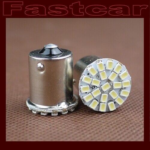 100x 12V 24V truck car led s25 ba15s 1156 p21w bay15d 1157 22 leds p21/5w smd 22smd led