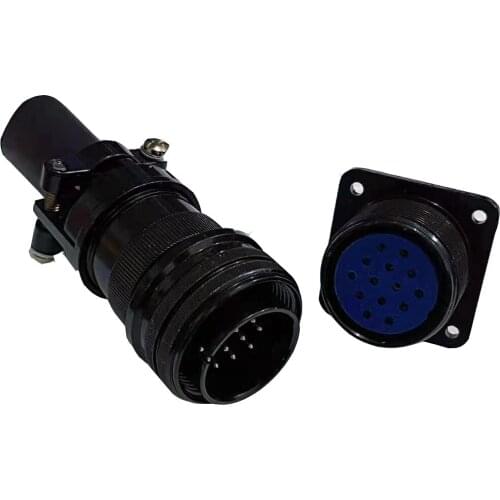 14 PIN Plug Panel Sock Welding Connector For Tig Mig Welder Machine And Torch