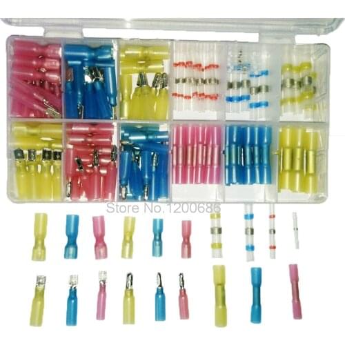150pcs waterproof sealed insulation heat shrinkable wire connector electrical Kit