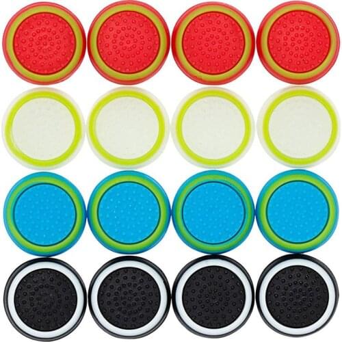 20pcs Thumb Grips Silicone Analog Covers Thumbstick Controller Replacement Joystick Cap For PS4 PS3 PS2 XboxOne Xbox 360 360 Wii
