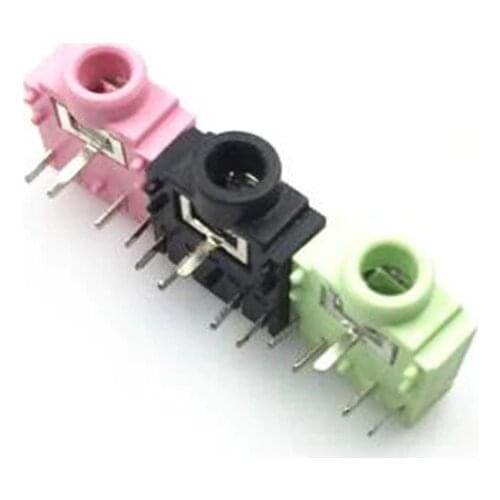 50pcs/lot PJ-307 PJ307 3.5mm Stereo Jack Socket Audio Jack Connector PCB 3F07 -5PIN