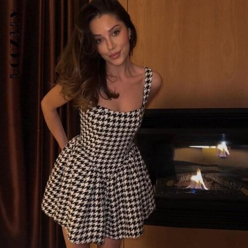 Модные платья в клетку BoozRey China At AliExpress