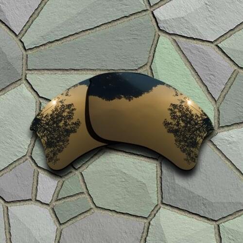 Bronze Copper Sunglasses Polarized Replacement Lenses for Oakley Flak Jacket XLJ