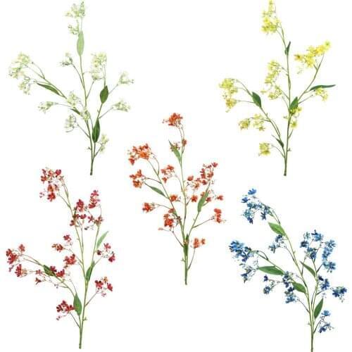 Artificial Flowers Beautiful Fake Flowers for Desktop Decoration Countryard Style Home Party Spring Wedding Decor Fake Flower