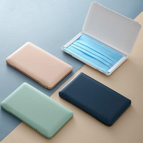 Storage Box Face Mask Case Household Moisture-proof Mask Box Go out Dustproof Storage Mask Container Organizer Packaging Box