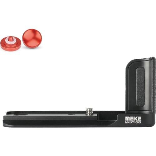 Meike MK-XT100G Aluminum Alloy Hand Grip Quick Release Plate L Bracket for Fujifilm X-T100