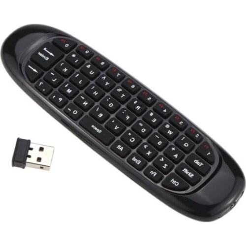 MINI wireless 2.4Ghz flying mouse C120 backlit keyboard somatosensory gyroscope double-sided remote control adapter