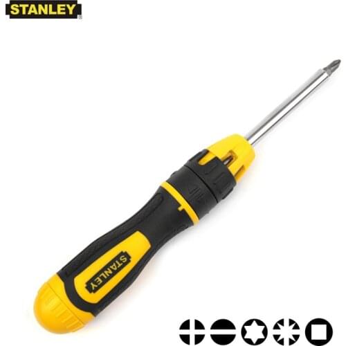 Stanley 11pcs multi-purpose ratchet screwdriver set electrician good ratcheting screwdrivers toolkit replacement bit in handle