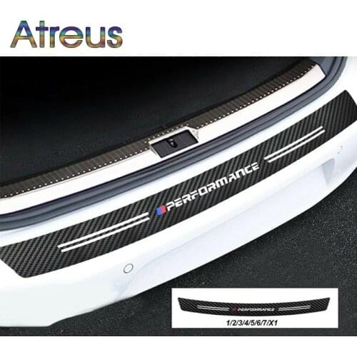 Carbon fiber Car Trunk Bumper M Sticker for BMW E84 F48 F39 F25 G01 F26 G02 E53 E70 F15 E71 F16 G05 G06 G07 X1 X2 X3 X4 X5 X6 X7