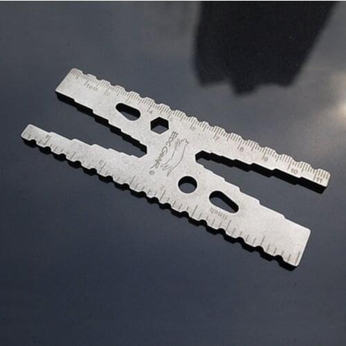 Outdoor Creative Multi - functional Tools Within the Wrench Scale Screwdriver EDC Camping Stainless Steel Portable Repair Tools