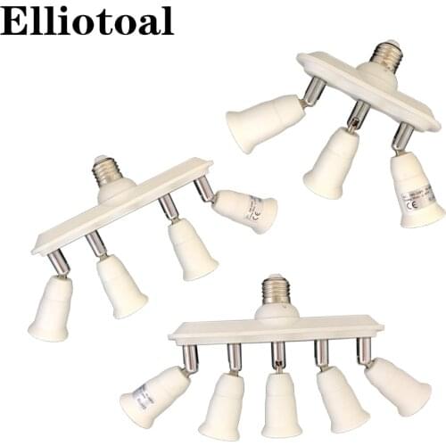 Lamp Holder Converter 360 Degrees Flexible Rotation E27 Extended E27 1 to 3 / 1 to 4 / 1 to 5 Lamp Base
