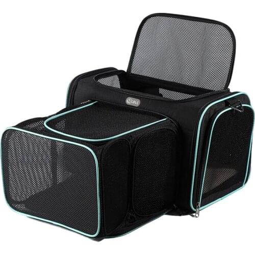 Pet Cat Bag Can Be Expanded for Cats To Go Out Portable Pet Bag Breathable