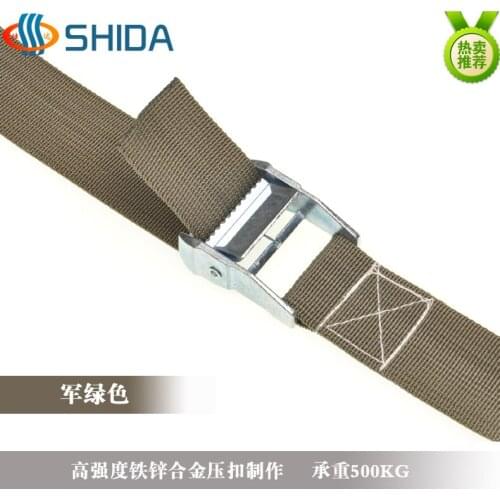2pcs 2.5cm*4m-6m Colorful Ratchet Tie Down Belt Luggage Bag Lashing PP Webbing Strap With Metal Buckle,Fixed Cargo Retractor