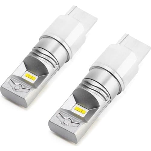 2PCS Signal Lamps Super Bright Socket 7740 T20 DC 12V 6SMD 30W 6000K White LED Brake Lights