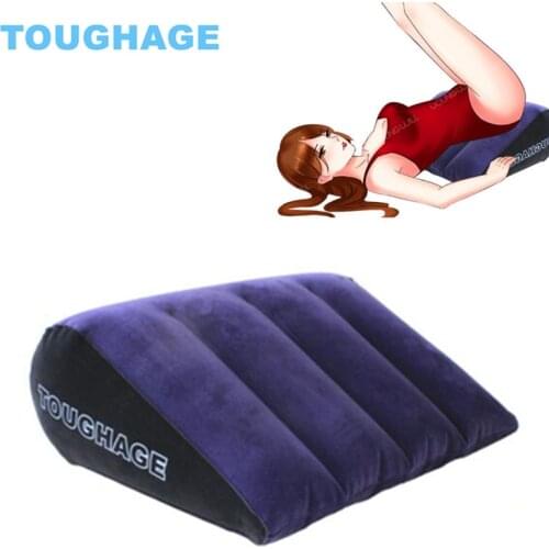 Toughage inflatable sex pillow bdsm bondage wedge sex Pillow sofa cushion furniture adult games erotic sex toys bdsm for couples