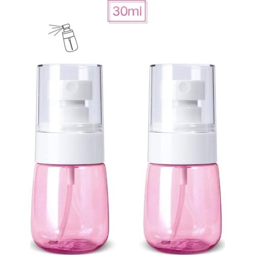 UMETASS 2PCS Empty Perfume Spray Bottle Plastic Fine Mist Spray Bottles Cosmetic liquid container 30ml/60ml/80ML/100ml