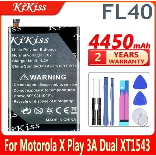 4450mAh Battery FL40 for Motorola Moto X 3A Moto X Play Dual XT1543 XT1544 XT1560 XT1561 XT1562 XT1563 XT1565 Mobile Phone