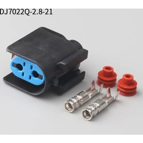 500SETS DJ7022Q-2.8-11 2.8mm 2Pin AMP Car Electrical Wire Connectors for Audi ,BMW,Honda,Land Rover, Mondeo AND other models
