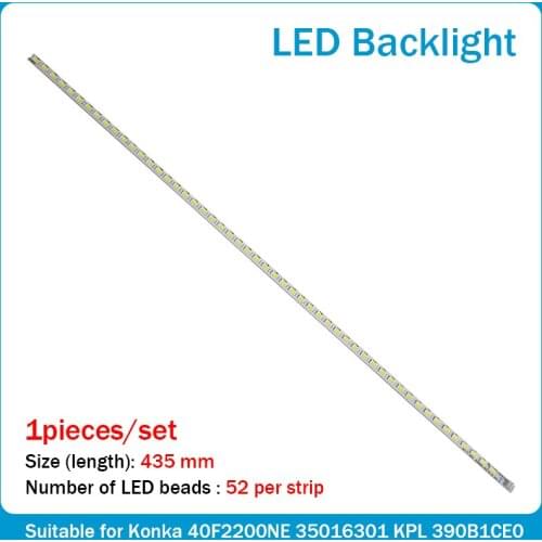 Brand new for kangjia LED40F2200NE 35016301 KPL + 390B1CE01 1piece=52LED 434MM
