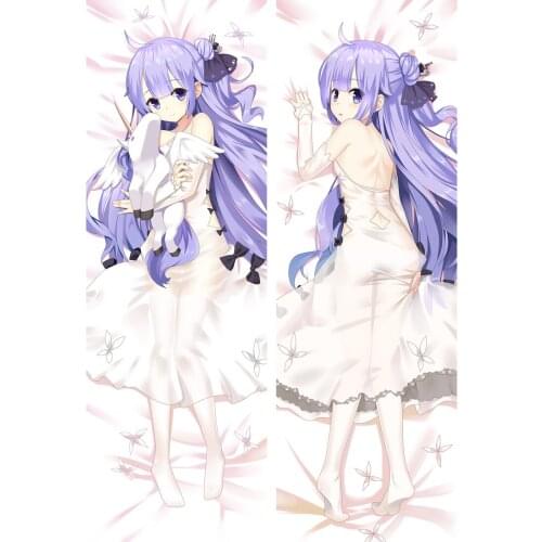 Anime Cartoon Azur Lane Double sided hugging Pillow Case Pillow Cover Pillowcase Peach Skin 2 Way 89043