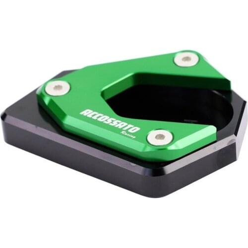 For kawasaki Z900 Z650 Z400 Motorcycle CNC Side Stand Enlarge Extension Kickstand 390 Adventure Accessories Motorbike