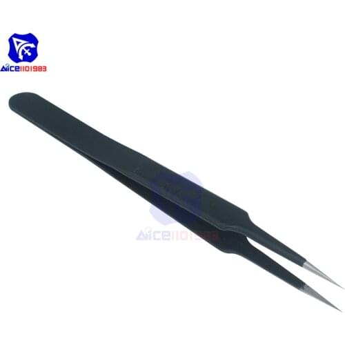 Diymore TU-14B Anti-static Tweezer Non-magnetic Straight Tip High Precision Tweezer