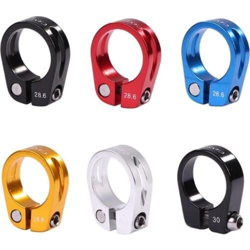 Gineyea Alloy Road Bicycle Seat Post Clamp 28.6mm/30mm Seat Pipe Clamp MTB Bike Seatpost Clamps