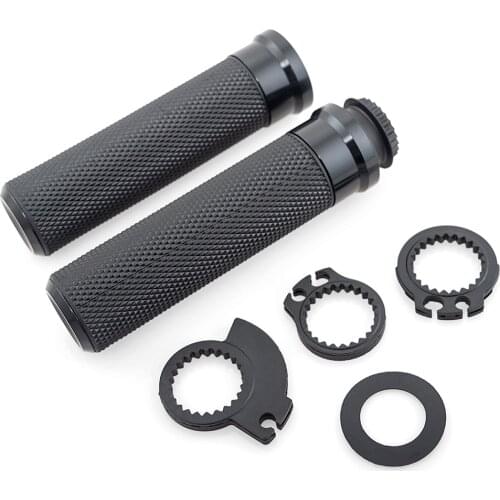 CNC 7/8" 22mm Universal Motorcycle Handlebar Grips Dirt Bike Handle Hand Bar For Kawasaki er6n Z750 Z800 Z1000 VERSYS 1000