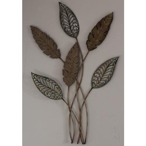 Metal Wall Decor - Art leaf Living Room Home Decoration