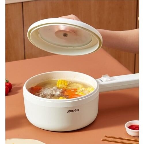 JRM0517 2021 Multifunctional Electric Cooker Two-layer Frying Pan Cooking Household Small Noodles Electric Hot Pot High Quality