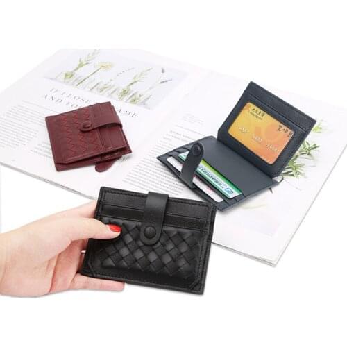 New factory direct sales sheepskin card holder wallet ID card holder credit card wallet business card holder card rfid wallet