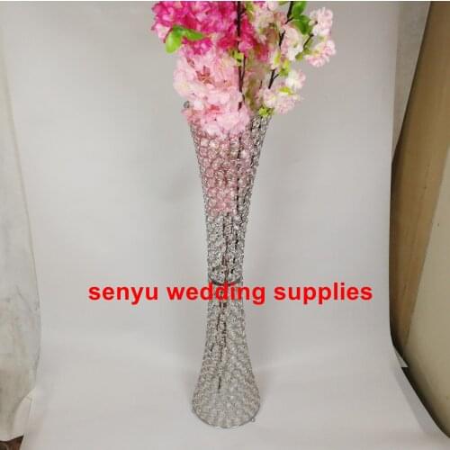 25 days sent order)Factory Artificial Hanging Silk White Cherry Blossoms Flower Branches for wedding table wedding stage senyu54