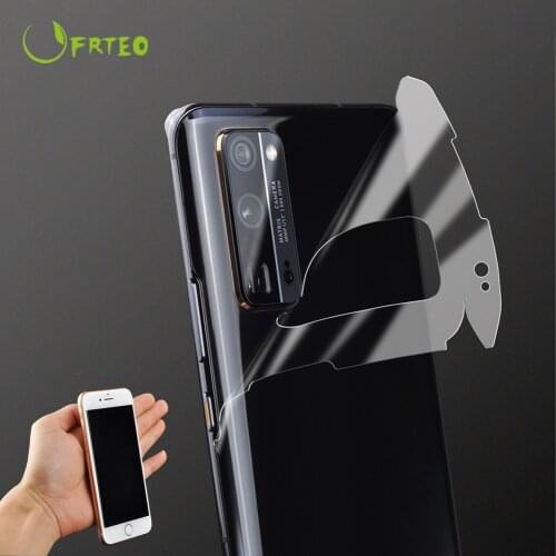 Transparent Hydrogel Back Protective Film For Huawei P30 Pro P40 Pro Screen Protector For Honor 30 30S V30 Pro X10 Skin Sticker