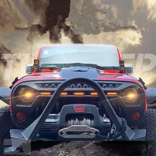 Modified For Wrangler Racing Grill For JK JKU 2007 2008 2009 2010 2012 2013 2014 2015 2016 2017 Front Grills Mesh Bumper Grilles