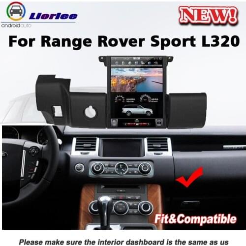 Tesla Vertical Multiemdia Player For Range Rover Sport L320 2005-2013 Car Radio Android Screen GPS Navigation System