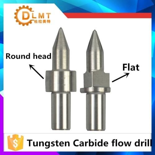Tungsten Carbide flow drill Flat type M3 M4 M5 M6 M8 M10 M12 form drill, friction drill with flat type and thread forming tap