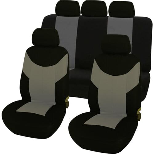 KBKMCY Car Seat Covers For Women Men Four Season Universal Polyester Cloth Auto Covers for Peugeot 408 306 Renew the Car seat