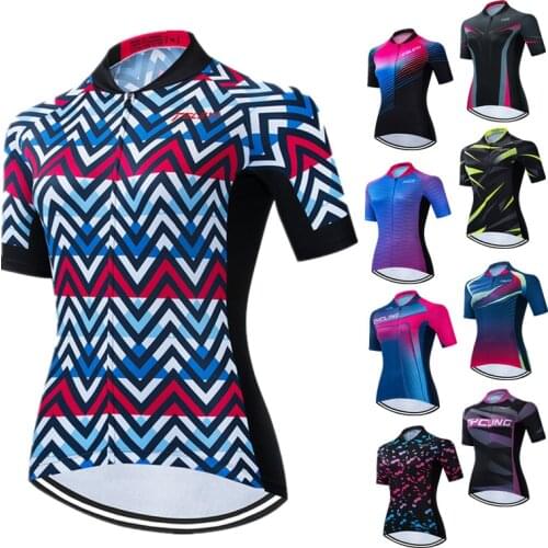 Weimostar Womens Cycling Jersey 2021 Pro Team Bicycle Jersey Shirt Breathable MTB Bike Jersey Tops Quick Dry Cycling Clothing