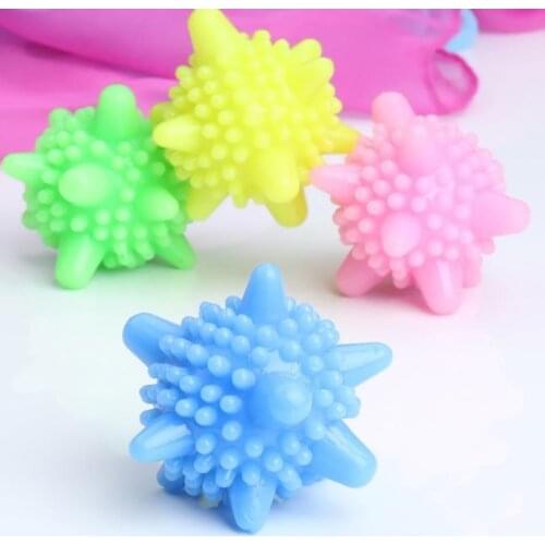 1/3/6 Pcs Magic Laundry Ball Clothes Softener Starfish Shape Solid Cleaning Balls Household Cleaning Washing Machine