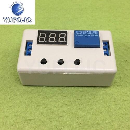 Free Ship 3pcs 1-Way 12V Relay Module with Shell Accommodative Trigger Delay Cycle Timing Suction he tong off Switch