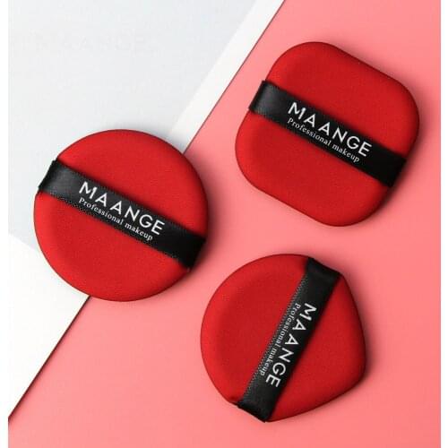 3PCS Foundation Makeup Sponge Pro Cosmetic Puff Beauty Air Cushion Powder Smooth Wet & Dry Dual-Use Makeup Sponge Tool