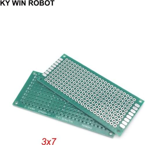 5pcs 3x7cm 30x70 mm Single Side Prototype PCB Universal Printed Circuit Board Protoboard For Arduino