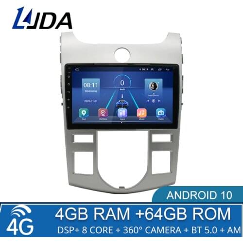 4G+64G DSP 2 din Android 10.0 4G NET Car Radio Multimedia Video Player for KIA Forte Cerato 2008-2012 2013 2014 WiFi BT carplay