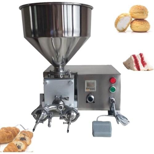 Wholesale Price Automatic Quantify Butter Puff Cake Filling Machine Bread Core Cream Injector