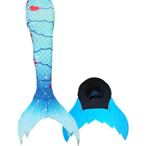 Kids child swimming mermaid tail for Girls adult Costume Swimmable Monofin Fin cosplay