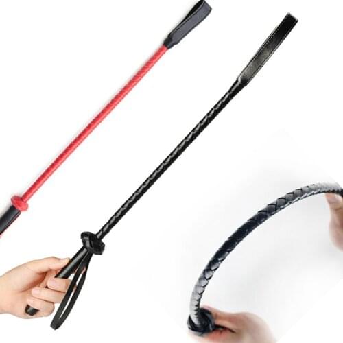 PU Leather Long Horse Whip BDSM Bondage SM Play Sex Toy Spanking Paddle Whip,Fetish Slave Cosplay Exotic Accessorry Torture Gear