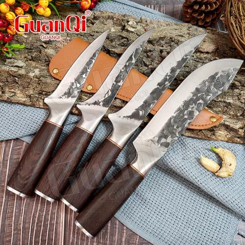 Forged Slaughter Boning Knife Special Knife For Pigs and Sheep Fish Manual Stainless Steel Meat Cutting Knifes Fishing Knife